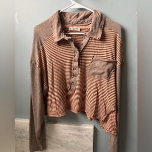 Free People,Rock with me Polo, size extra large GUC